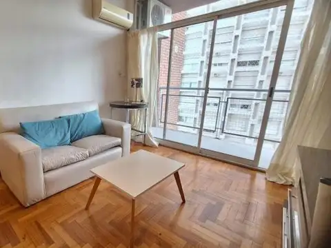 Las Cañitas, Dorrego 2700, piso 9, 2 amb, 55m2, u$s 1,200 + luz.