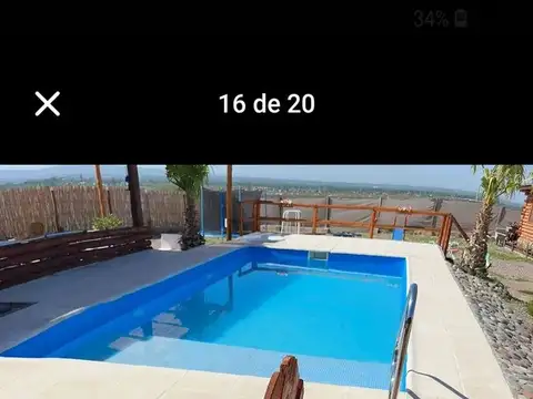 Casa 2 ambientes con 2 baños