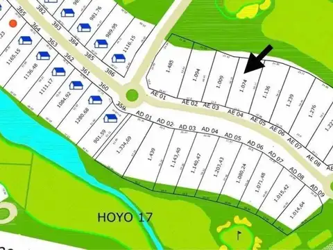 Terreno en Venta 22  mts Fondo