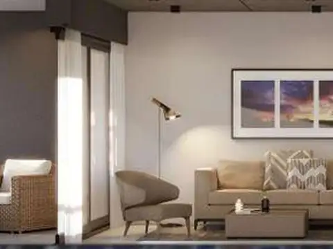 VENTA en construcción departamento dos ambientes con patio en Villa Crespo