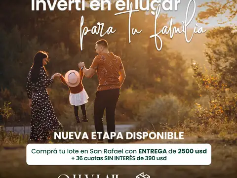 Lote En San Rafael - Loteo Olivia II - Lotes Desde 300 M2