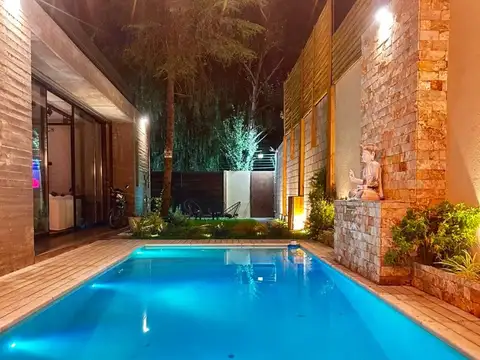 INCREIBLE CASA A ESTRENAR EN PARQUE LELOIR, ESTILO MINIMALISTA,CONCEPTO ABIERTO, PISCINA,PARQUE175M2