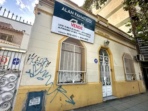 LOTE DE TERRENO DE 11,80X25,98 POTENCIAL INVERSION