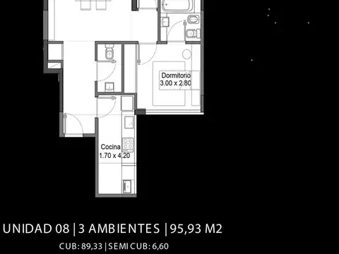 Departamento 3 Ambiente Venta Belgrano R Estrenar