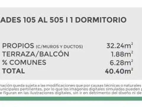 Departamento en Venta al Norte