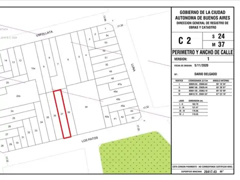 Terreno en Venta de 499,0 m2