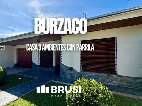 CASA EN VENTA EN BURZACO - 4 AMBIENTES