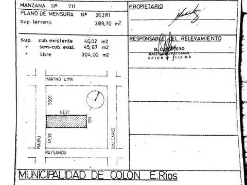 Casa 4 ambientes con 1 baño