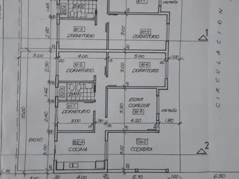 Casa 4 ambientes con 1 baño