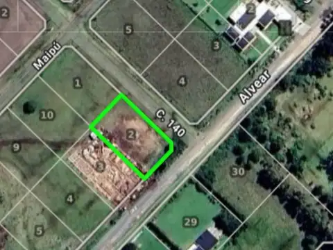 Terreno en Venta de 1045,0 m2