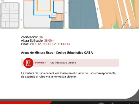 Terreno en Venta en Nuñez, USD 590.000