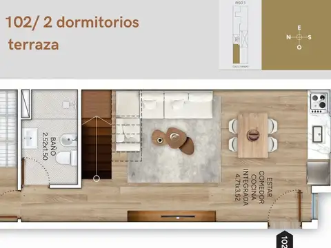 Venta casa 2 dorm, terraza, parrilla, Jacinto Vera