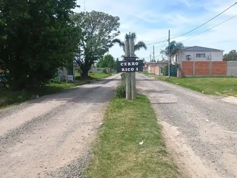 VENTA LOTE 300 mts CERRO RICO 1 MATHEU