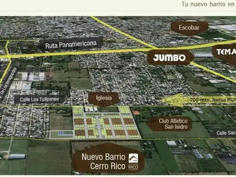 Terreno en Venta en Matheu, USD 25.000