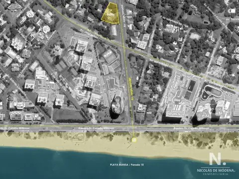 EdNA proyecto en Playa Mansa,  apartamento de 1 dormitorio en venta gran terraza - Financiacion