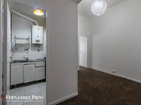 Departamento dos ambientes en Recoleta