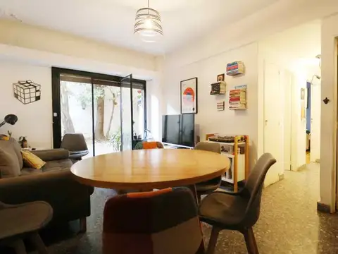 Departamento planta baja 3 ambientes Almagro patio