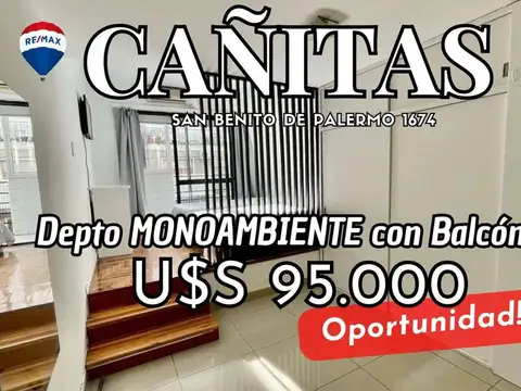 Departamento con balcón Las Cañitas ( Palermo )