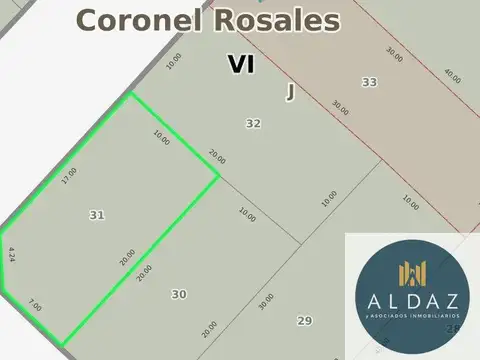 Terreno / Lote en venta de 195m2 ubicado en Punta Alta