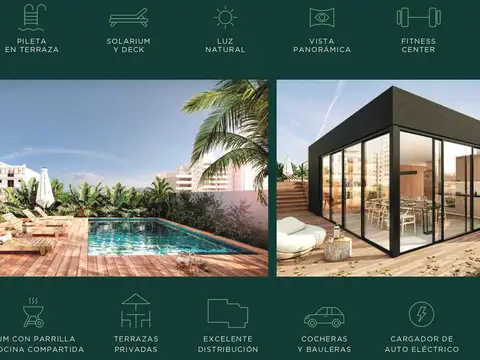 Departamento Monoambiente con 1 baño