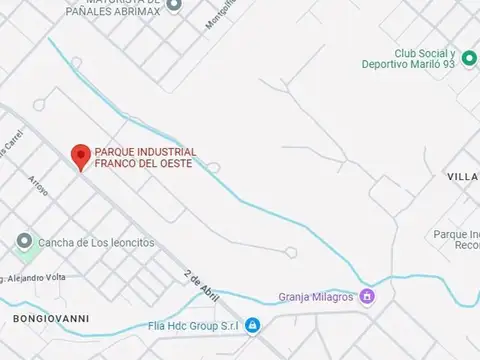 Lote en venta Parque Industrial Moreno