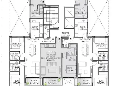 Departamento en Venta de 3 ambientes