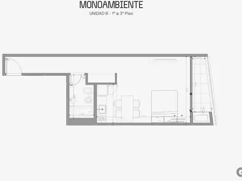 Departamento en Venta en Villa del Parque, USD 191.867