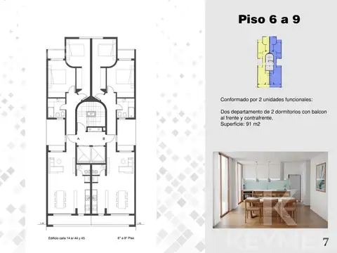 Departamento en  venta 1 ambiente, La Plata
