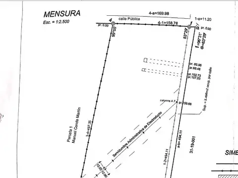 venta terreno Posta de Vargas zona sur 9 hectareas