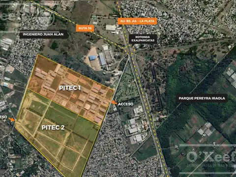 Lote en venta  en Parque Industrial PITEC 2 - Sup:  5000 m2