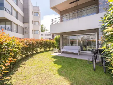 ALQUILER DEPTO 3AMB C/JARDIN AMOBLADO LAGOON PILAR