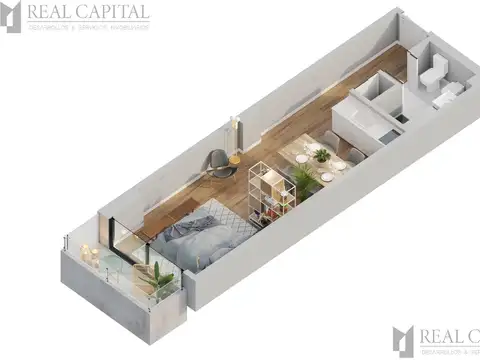 Venta departamento monoambiente en Palermo