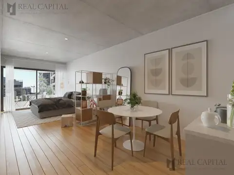 Departamento Monoambiente con 1 baño