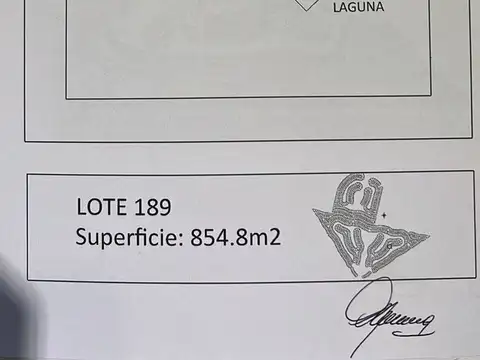VENTA LOTE  EN NAUDIR AL LAGO