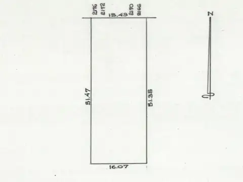 Terreno en Venta 51  mts Fondo