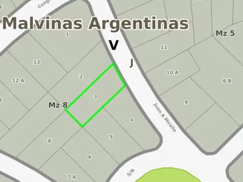 Terreno en Venta de 711,0 m2