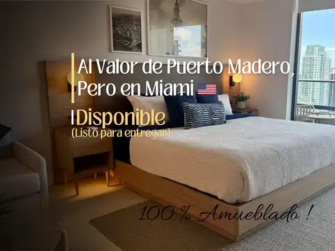 MONOAMBIENTE A LA VENTA EN MIAMI, ESTADOS UNIDOS