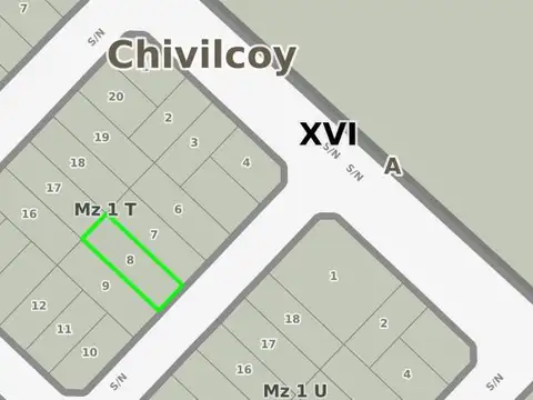 Terreno en Venta en Chivilcoy, USD 14.503