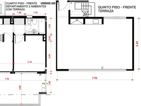 Departamento en Venta de 2 ambientes