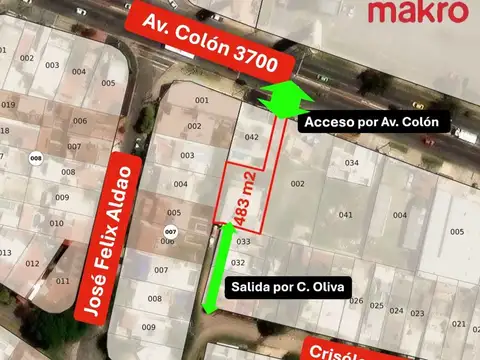 VENTA TERRENO IDEAL PARA OFICINAS ZONA MAKRO COLON