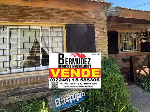 Venta Chalet 4 ambientes al frente Calle 64 Entre 3 Y 4 Mar Del Tuyu
