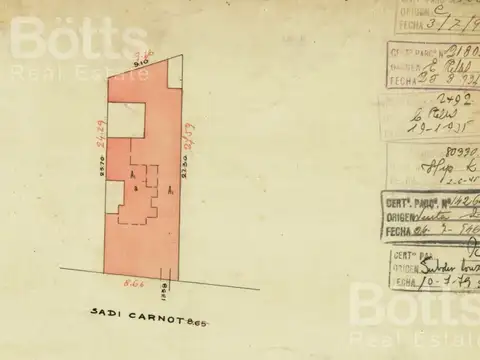 Terreno en Venta en Palermo Viejo, USD 1.000.000