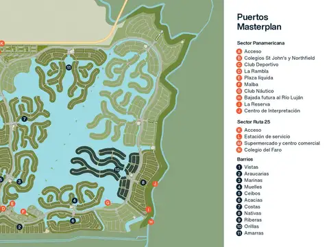 Lote en venta en Barrio Orillas, Puertos del Lago, Escobar