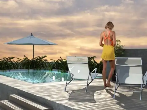 Departamento 2 ambientes con 1 baño