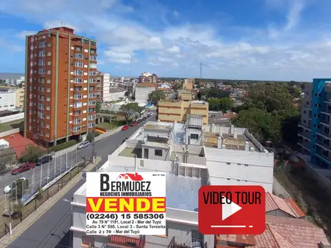 Venta depto 2 amb con cochera cubierta y gas natural. Piso 7 de calle 40 y 3 santa teresita