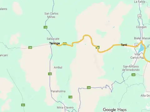 Taninga - muy cerca a la nueva autovia