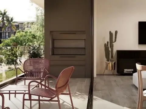 Departamento 2 ambientes con 1 baño