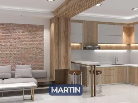 Departamento 2 ambientes con 1 baño