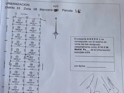 Terreno en Venta en Countries y Barrios Cerrados en Cordoba Capital, USD 58.000