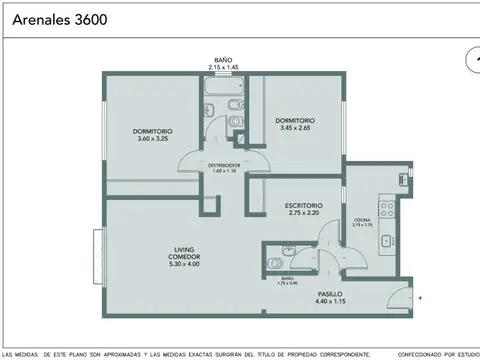 Arenales 3600 , Piso 2